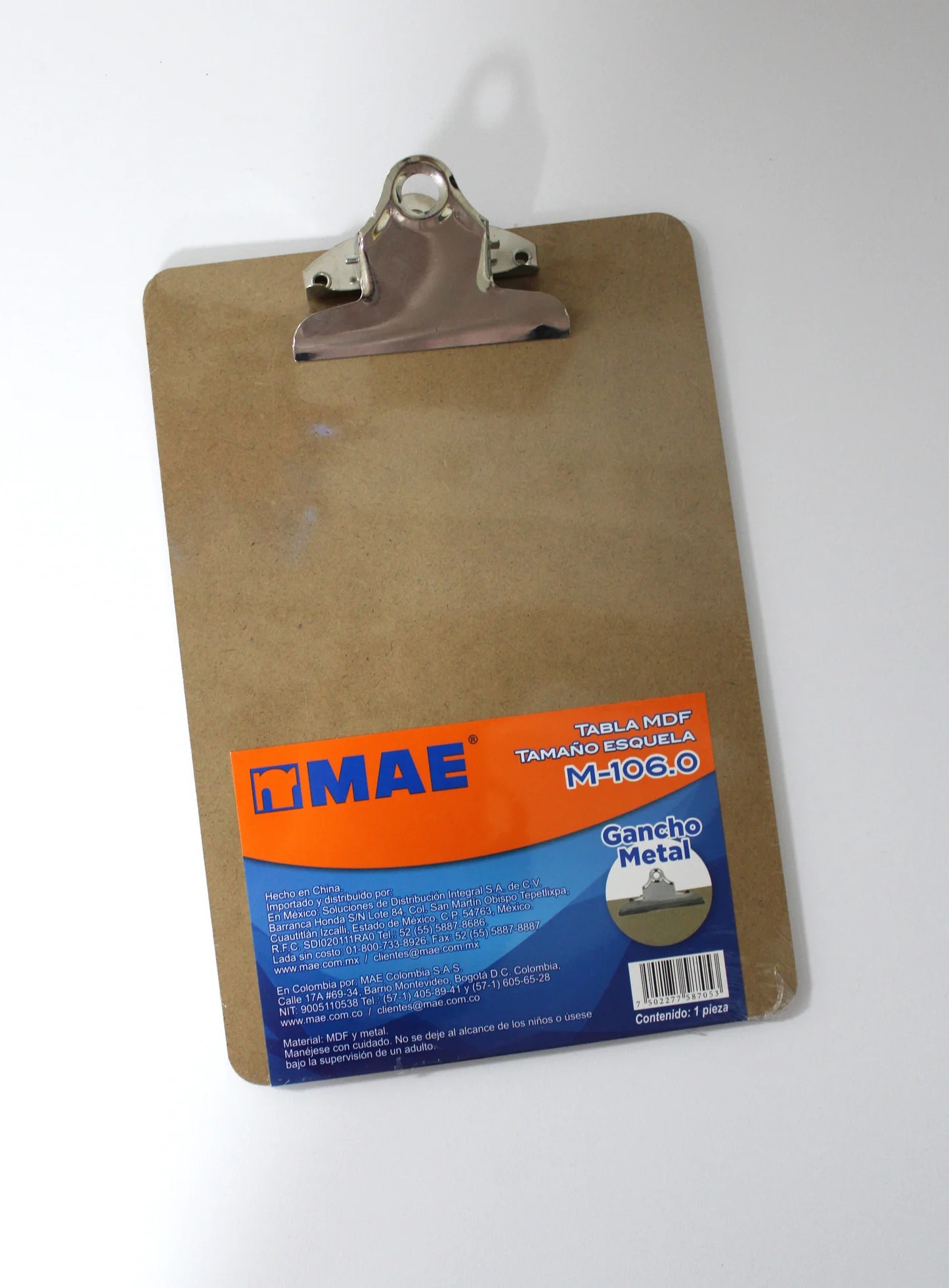 TABLA AGARRAPAPEL MAD. CTA. MAE M10901090 E.12 C.72