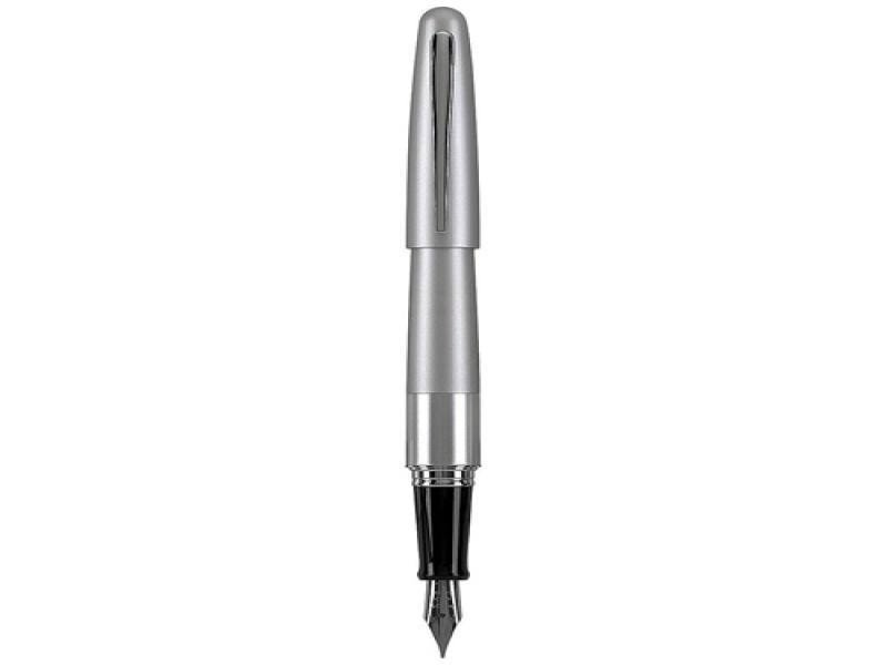 PLUMA FUENTE METROPOLITAN 91108 P.MED CLAS. PILOT PLATA E.1