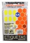 ETIQUETA ADH. FLUOR.TRANS POFERTA 38X25 AMAR PAQ.C7H E.100