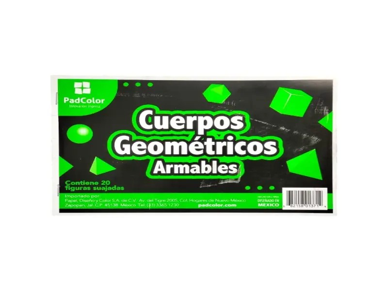 ALBUM CUERPOS GEOMETRICOS FLUORESC. RAF C.40