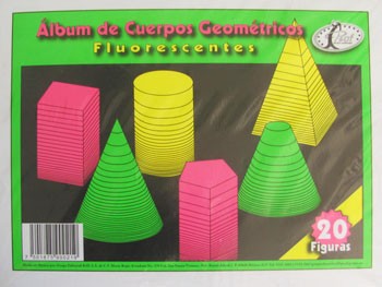 ALBUM CUERPOS GEOMETRICOS FLUORESC. RAF C.40