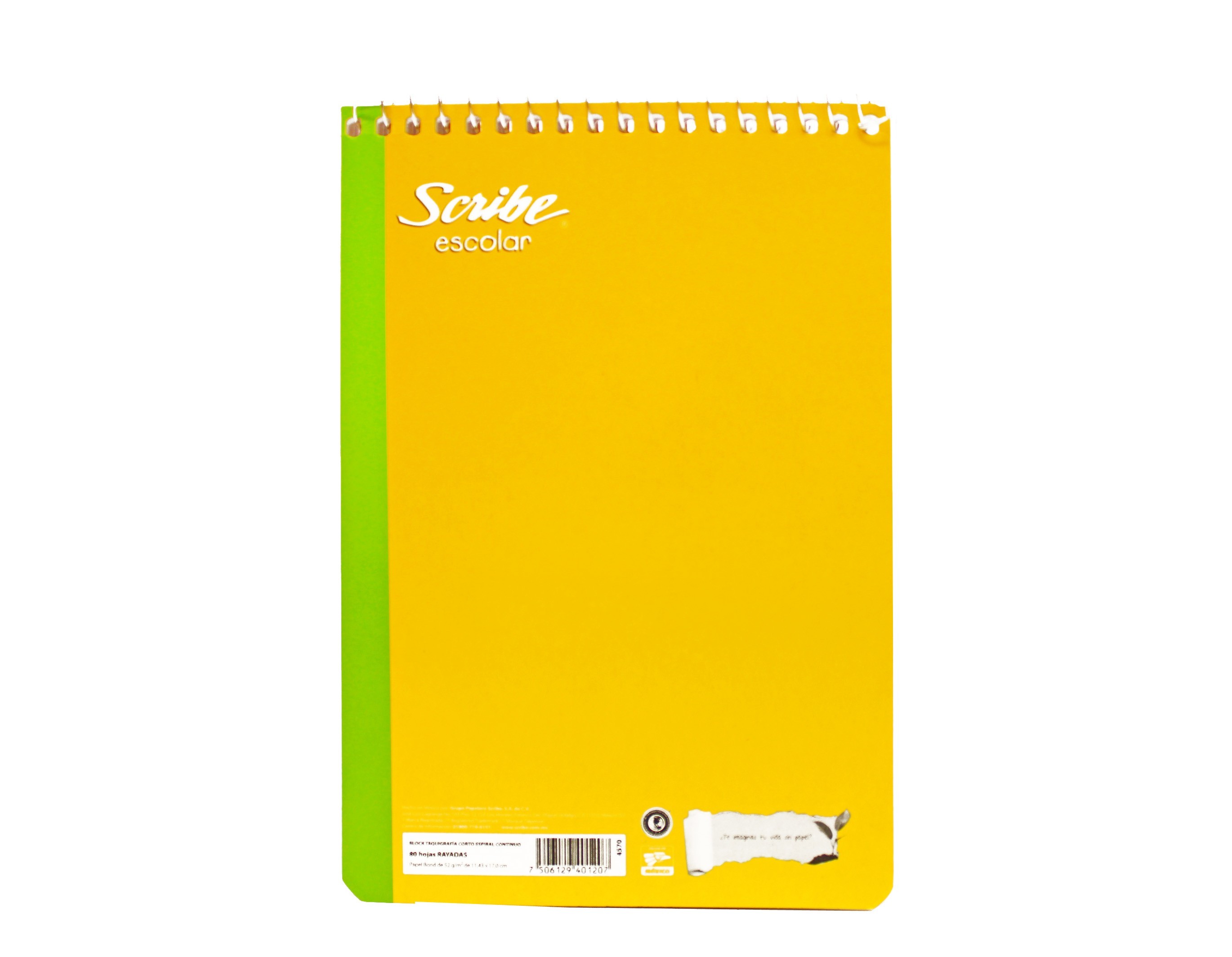 BLOCK TAQUIGRAFIA SCRIBE 4570 RAYA ESP. 80H. CORTO C.48