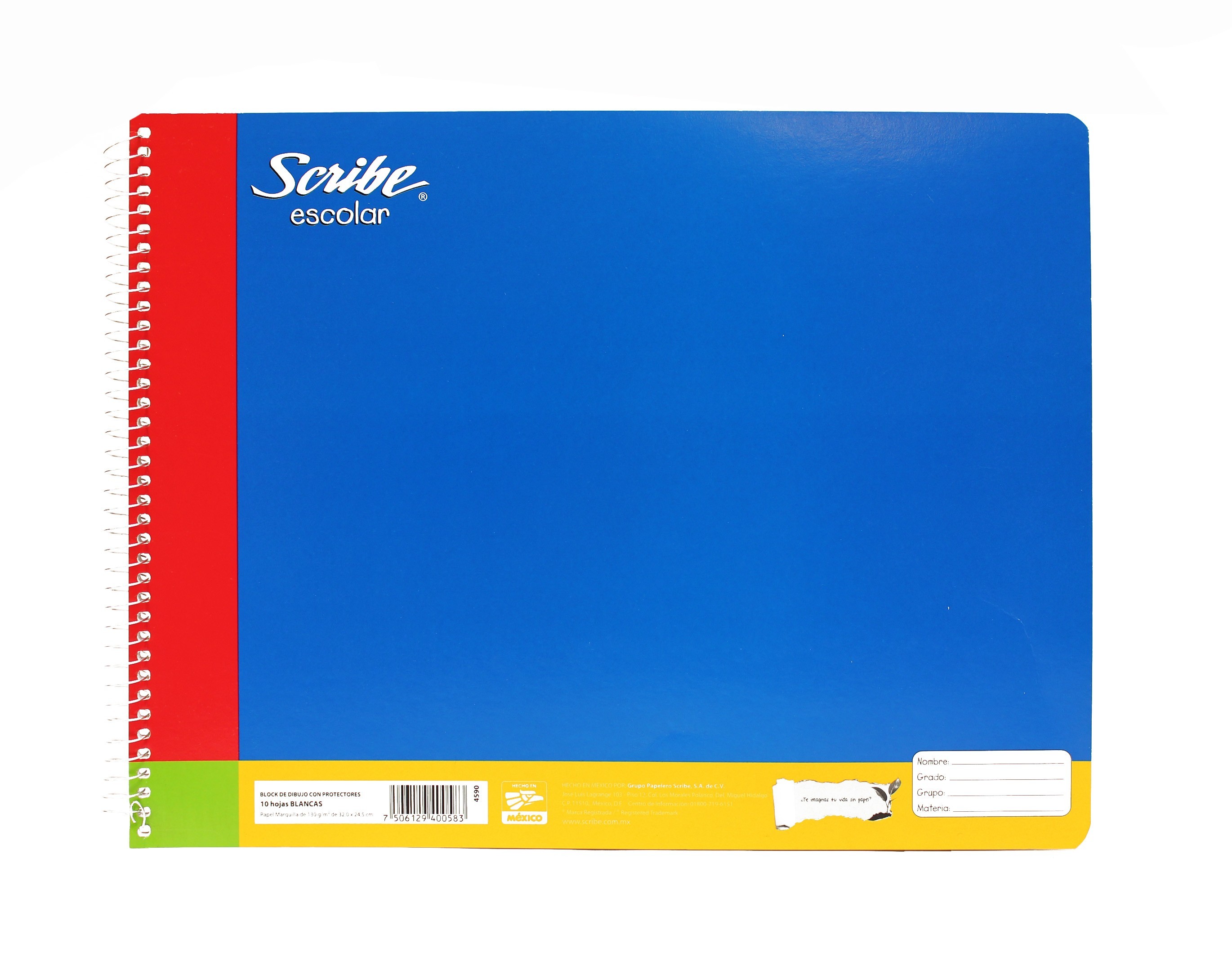 BLOCK DIBUJO CPROT. SCRIBE 4590 10H. 32X24.5CM. C.48