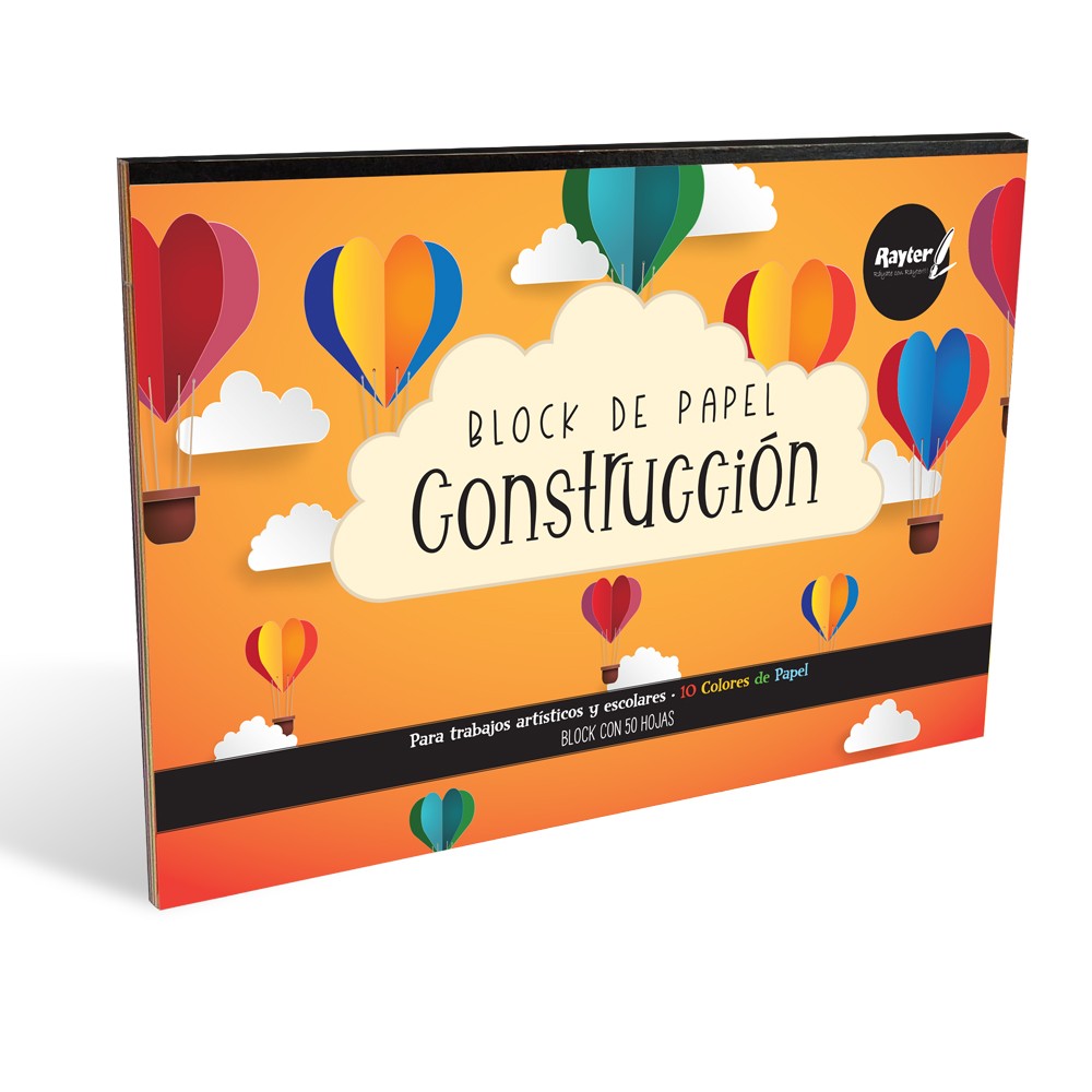 BLOCK PAPEL CONSTRUCCION 34.5X24.2 RAYTER 170G. C50H C12