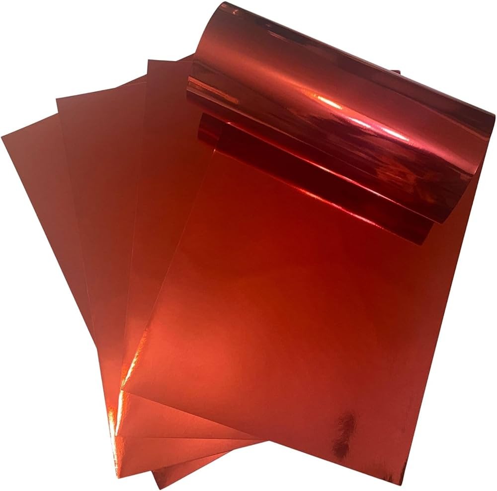 CARTULINA METALICA EUROMACSAIRA 47.5X66CM ROJO E10 C100