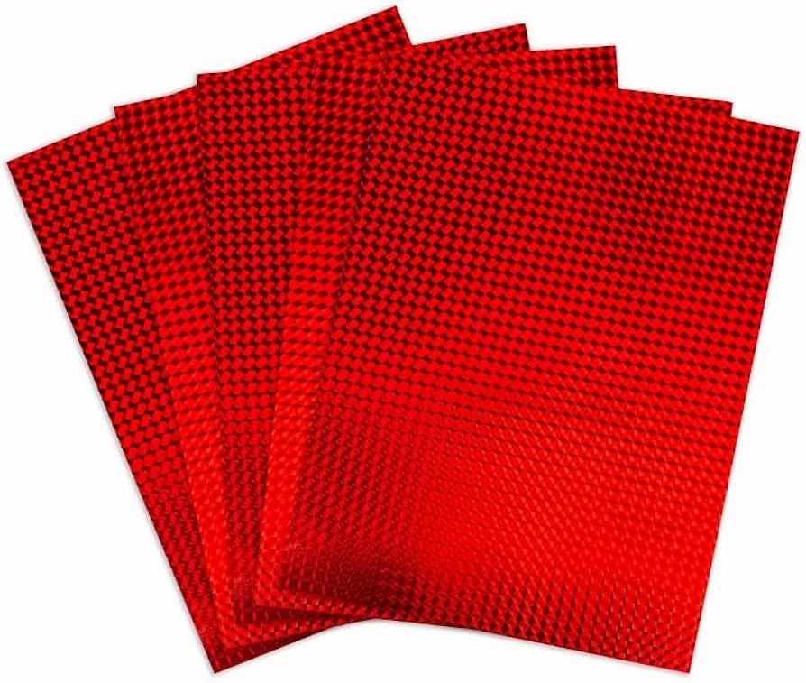 CARTULINA HOLOGRAFICA SAIRA 50X65CM ROJO E10 C300