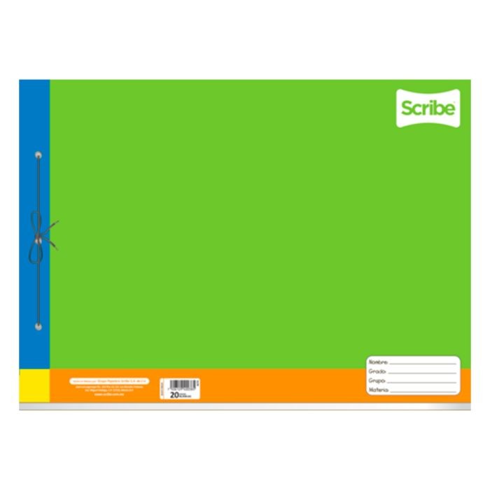 BLOCK DIBUJO CAGUJ. SCRIBE BCO. 4670 20H. 44X31.5CM. C24
