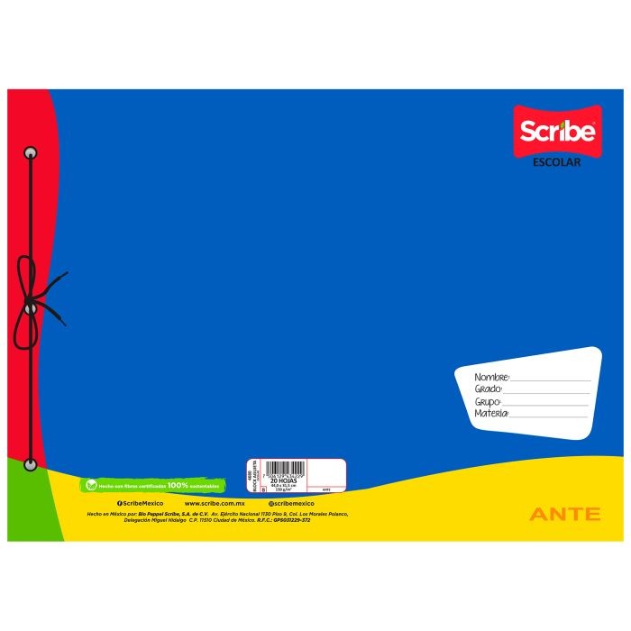 BLOCK DIBUJO CAGUJ. SCRIBE ANTE 4680 20H. 44X31.5CM. C24