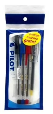 BOLIGRAFO BPT PILOT P.M BOLSA C31 VCOL.SURT. E648