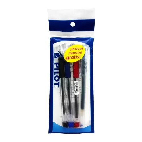 BOLIGRAFO SUPER GP PILOT P.M BOLSA C31 VCOL.SURT. E648