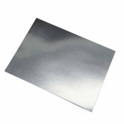 CARTULINA METALICA EUROMACSAIRA 47.5X66CM PLATA E10 C100