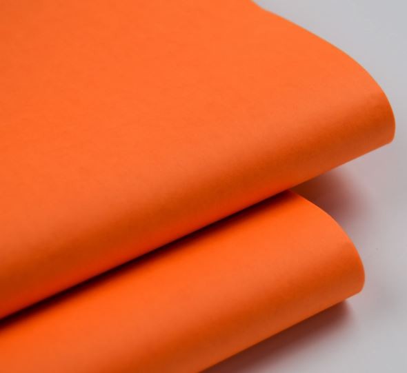 PAPEL CHINA 50X75 CM. NARANJA FLOUR. E.100 C.1000