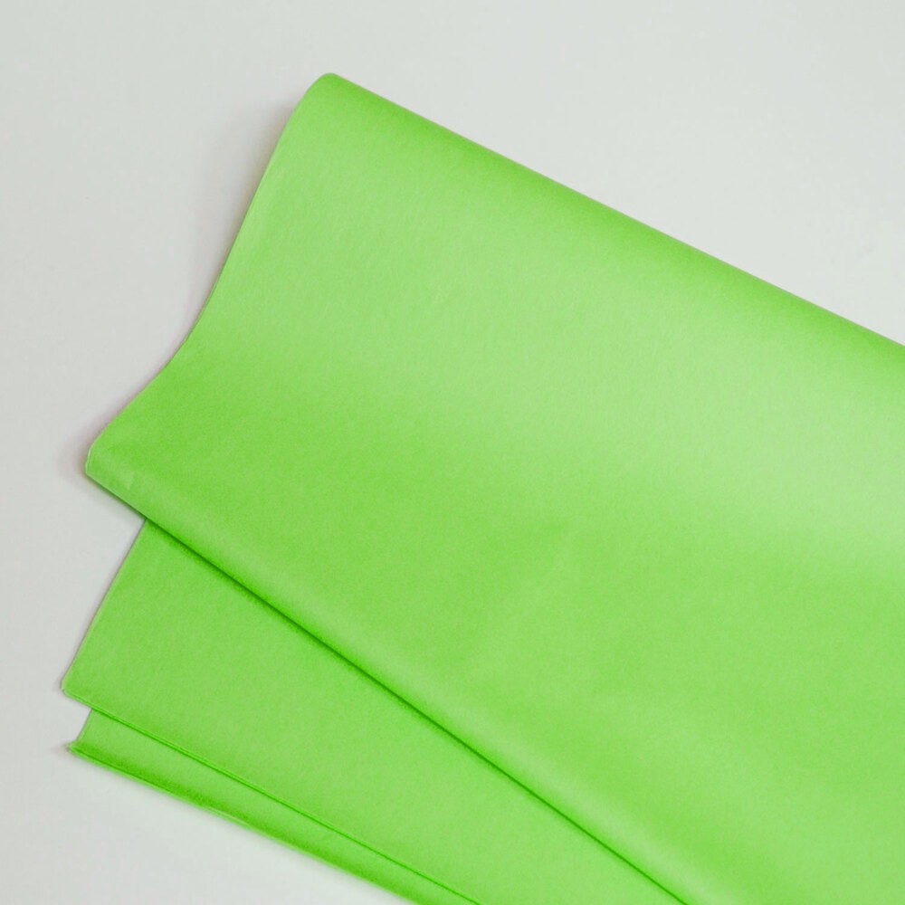 PAPEL CHINA 50X75 CM. VERDE FLOUR. E.100 C.1000