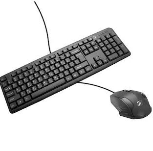 KIT MULTIMEDIA TECLADO Y MOUSE ALAMBRICO 3D 8324 MITZU