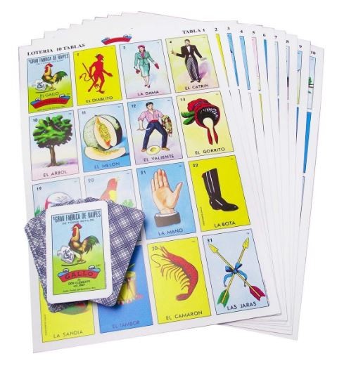 JGO. DE LOTERIA CLASICA JUMBO C10 TABLEROS C.50