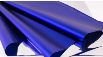 PAPEL MET. MATE 50X70CM. AZUL REY COLOR-S C.100