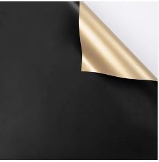PAPEL COREANO NEGRO OORO MATE 58X58 PASCUA E10