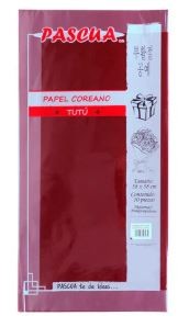 PAPEL COREANO VINO OANCHA TUTU 58X58 PASCUA E10