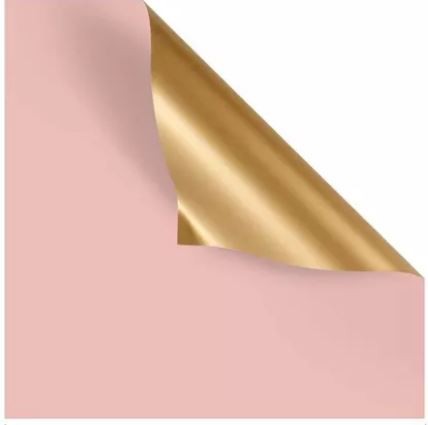 PAPEL COREANO ROSA MALVA OORO MATEMISTERY 58X58 PASCUA E10
