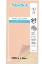 PAPEL COREANO DURAZNOCARNE DOBLE C. 58X58 PASCUA E10