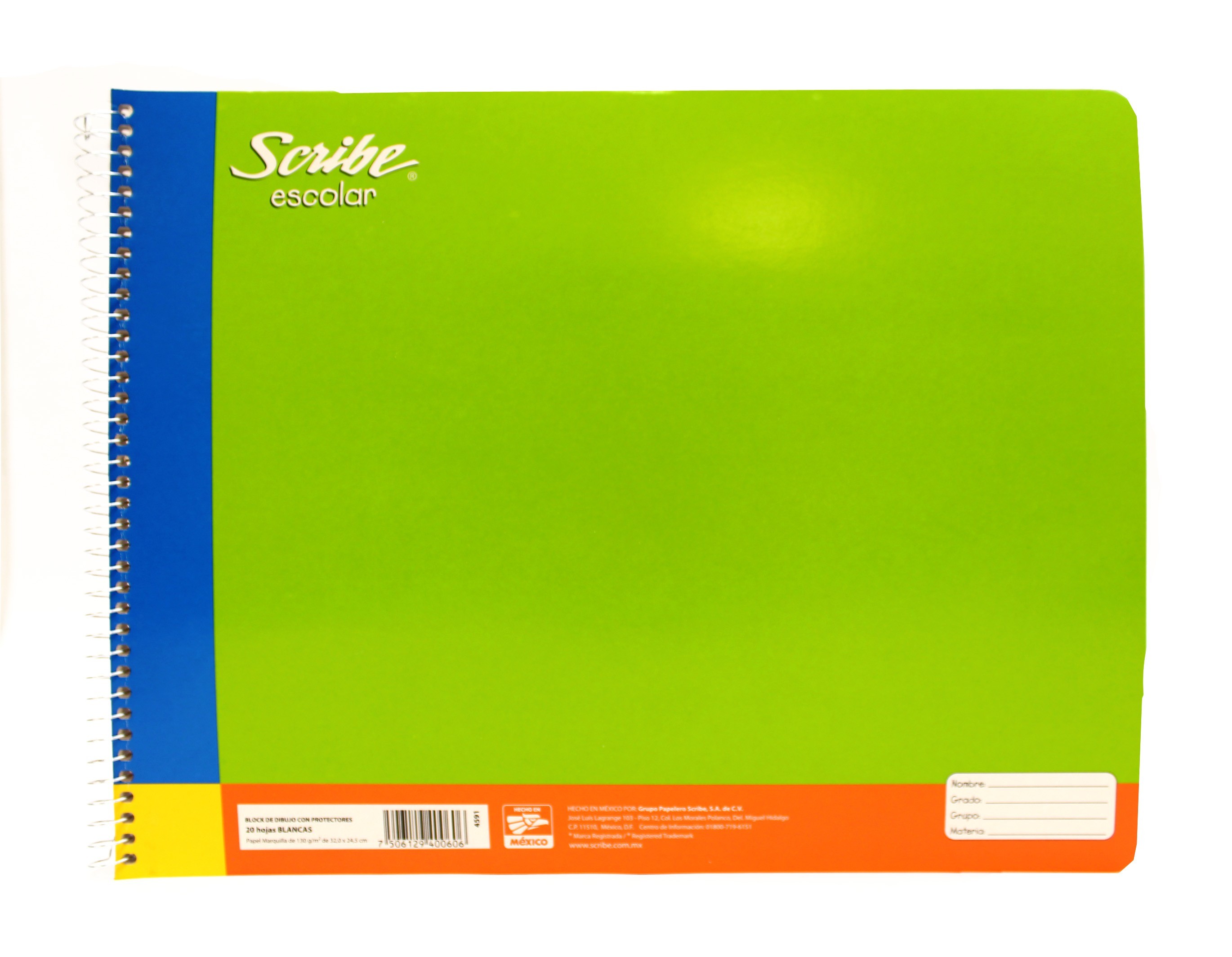 BLOCK DIBUJO CPROT. SCRIBE 4591 20H. 32X24.5CM. C.24