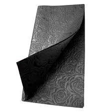 PAPEL COREANO PELLON DECORADO FLOR NEGRO PASCUA E.10