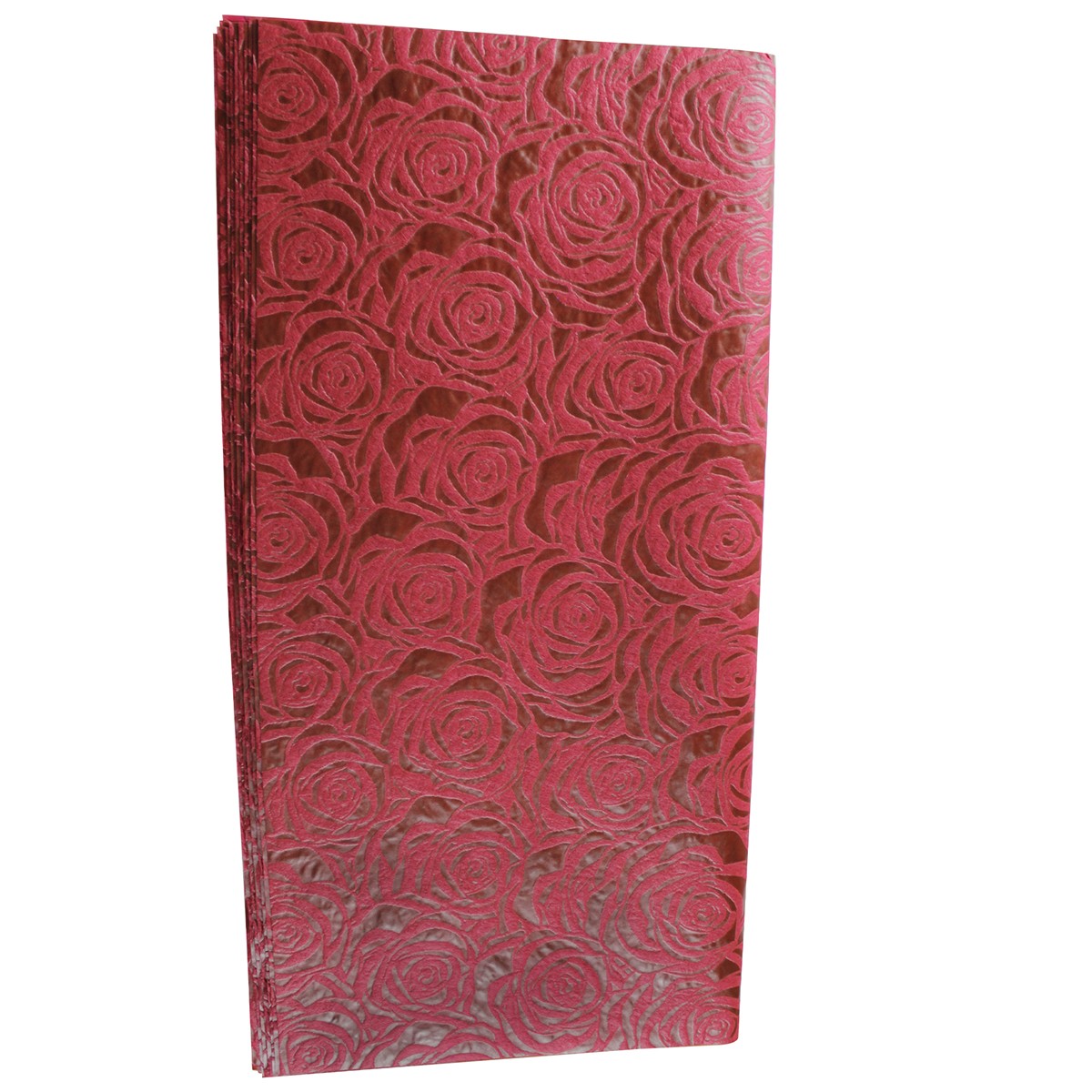 PAPEL COREANO PELLON DECORADO FLOR VINO PASCUA E.10