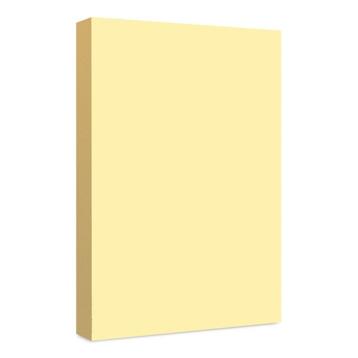 PAPEL BOND CTA. AMARILLO PASTEL 75G. TASKY PAQ. C100H. C25