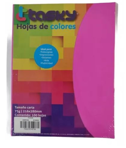 PAPEL BOND CTA. FIUSHA 75G. TASKY PAQ.C100H. C.25