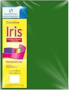 CARTULINA IRIS 2C 50X65CM 180G VDE.BANDERA 100500