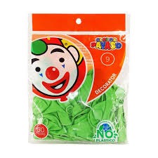 GLOBOS DECORATOR 9 BOL.C50 VERDE KIWI C.100