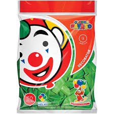 GLOBOS DECORATOR 9 BOL.C50 VDE.LIMA C.100