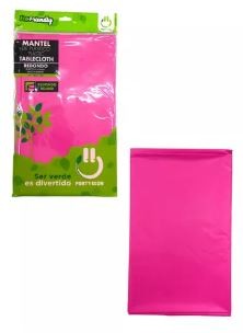 MANTEL PLASTICO RECT. PARTY MAGENTA E12 C72