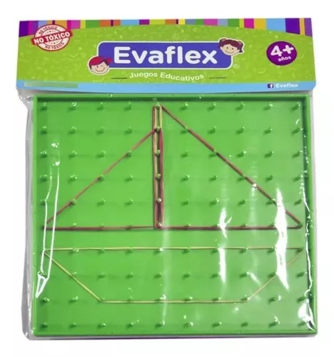 GEOPLANO PLAST. 20X20CM. EVAFLEX EV-605 BL.C1 E.40