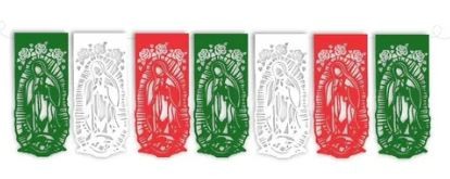 ADORNO TIRA PLAST. REYNA DE MEXICO 3MTS LARGO E1