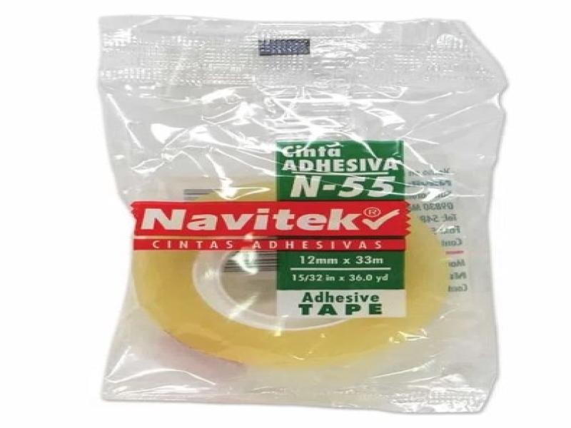 CINTA ADH.12X33M TRANSP. NAVITEK N55 E24 C288