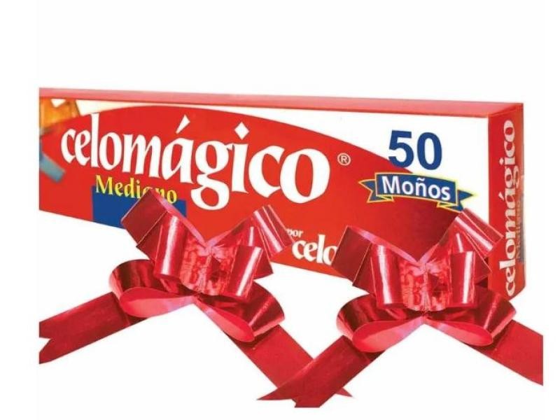 MOÑO CELOMAG. KRYSTAL MED. ROJO JANEL CJ.C50 C20