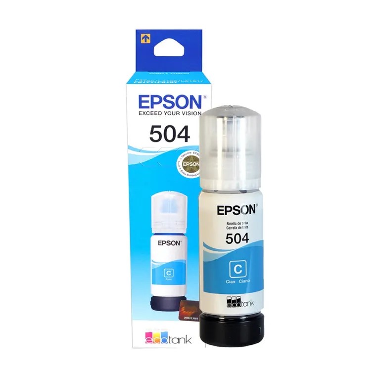 TINTA EPSON CYAN T504220-AL L4150L4160 70ML.