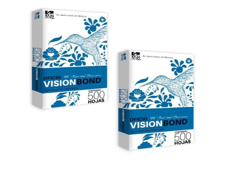 PAPEL BOND BCO. OFI. 97 VISION 75G. MILL. E..5 C.5