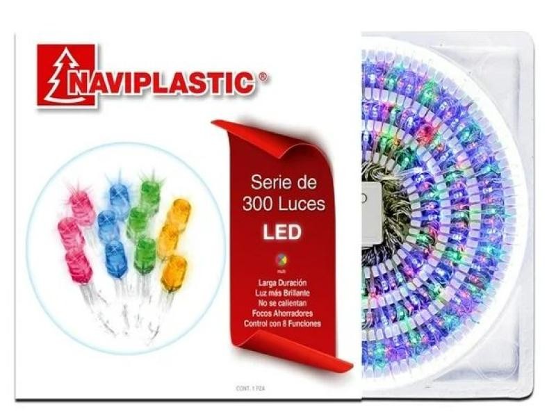 LUCES NAV. LED NAVIPLASTIC C300 FOCOS MULTICOLOR E.12