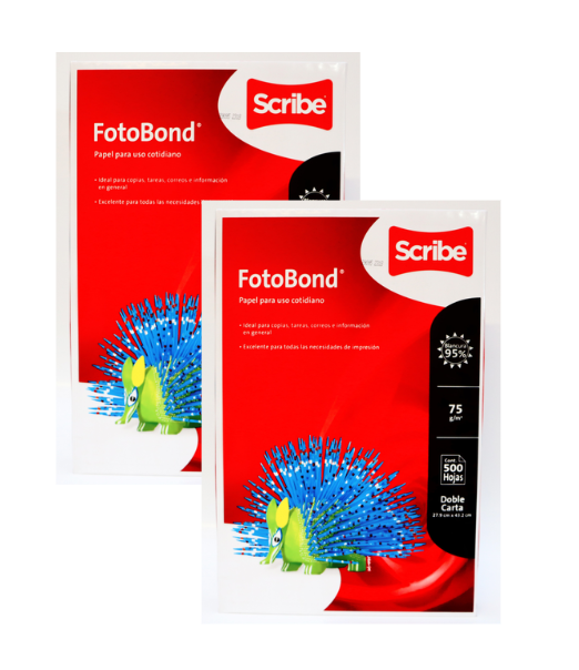 PAPEL BOND BCO. DOBLE CTA. 90 FOTOBOND 75G. MILL.E.52.5