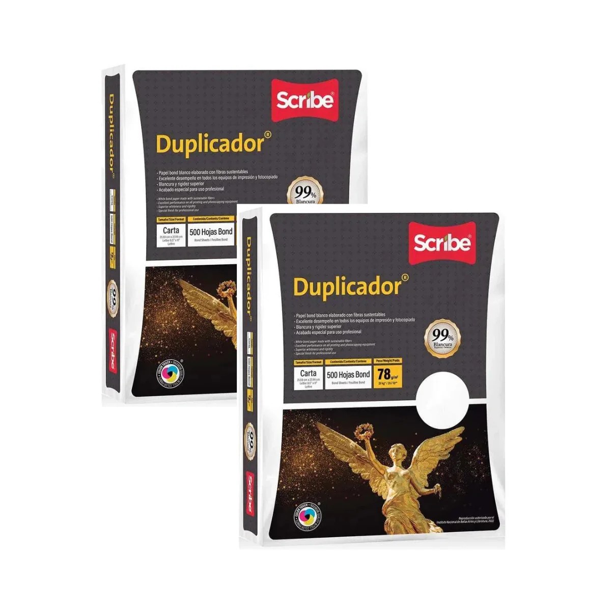 PAPEL BOND BCO. OFI. 98 DUPLICADOR 75G. MILL. E..5 C.5
