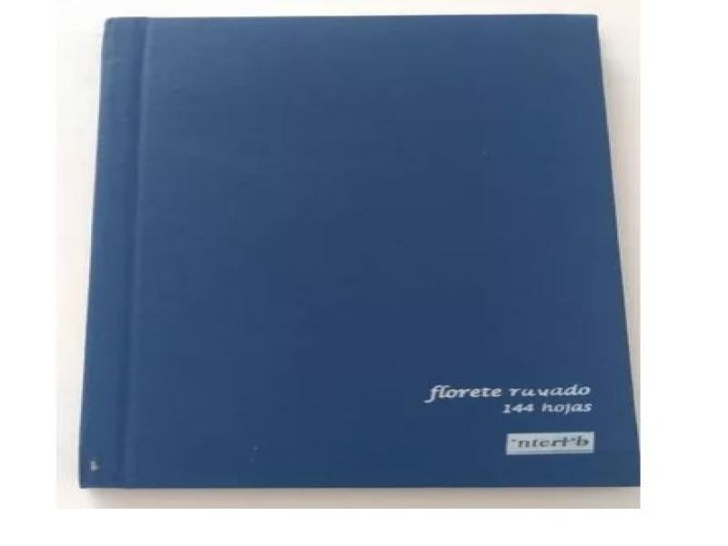 LIBRO FLORETE GRIS AZUL INTERLIB FF.144H.E.5 C.30