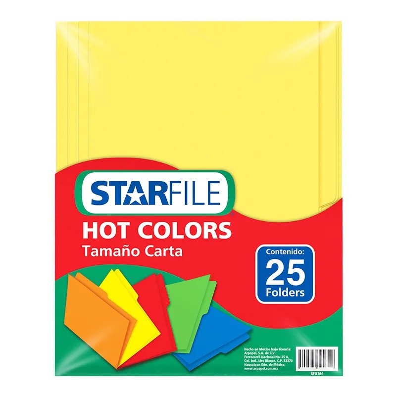 FOLDER BITONO CTA STARFILE AMARILLO PAQ. C25 C.20