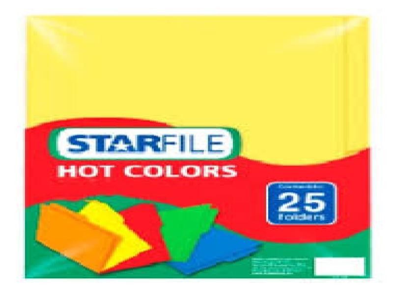 FOLDER BITONO CTA STARFILE AMARILLO PAQ. C25 C.20