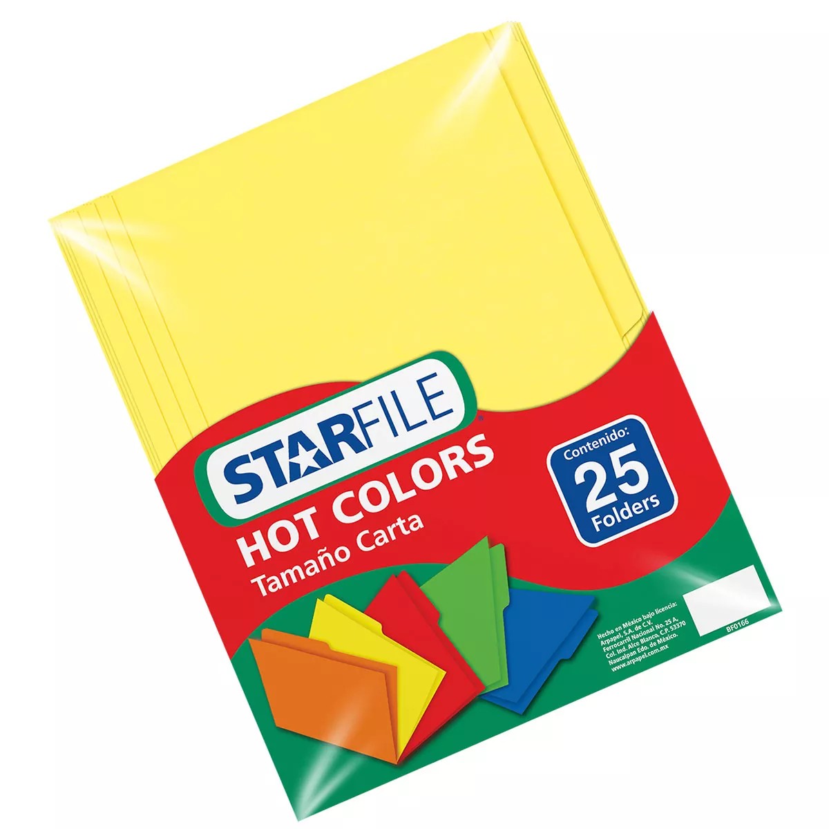 FOLDER CTA. HOTCOLORSFLASHFILE INT. AMARILLO PAQ.C25 C20