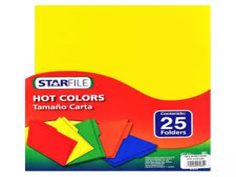 FOLDER CTA. HOTCOLORSFLASHFILE INT. AMARILLO PAQ.C25 C20