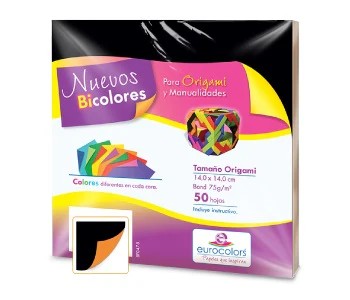PAPEL BOND BICOLOR CTA MIX EUROCOLORS 75G. PAQ.C100H. C.25