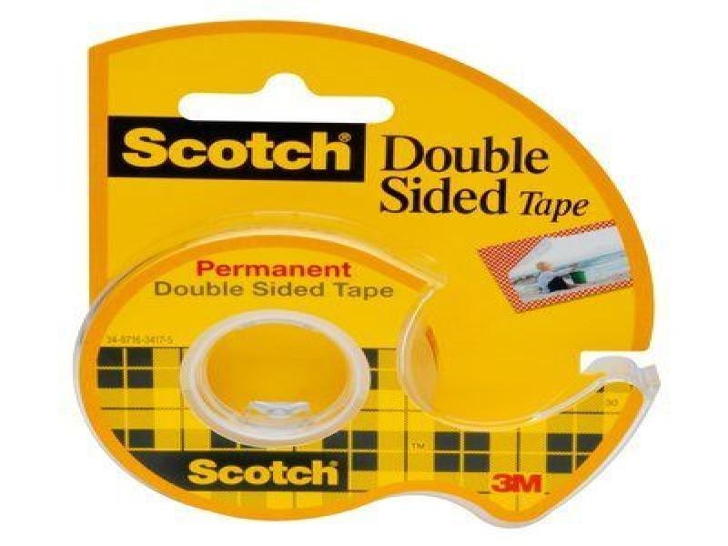 CINTA DOBLE CARA CDESP. 12MMX6.3M SCOTCH 136 C36 C24