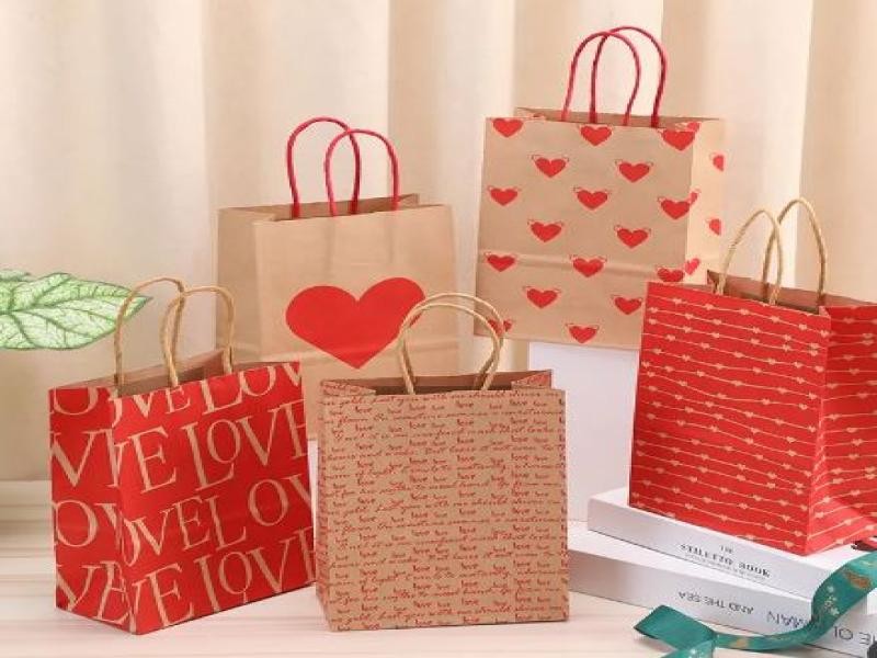 BOLSA KRAFT JUMBO AMOR SLIC. DIPAK E.10 C.100